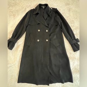 Forever 21 Faux Suede Trench Coat
